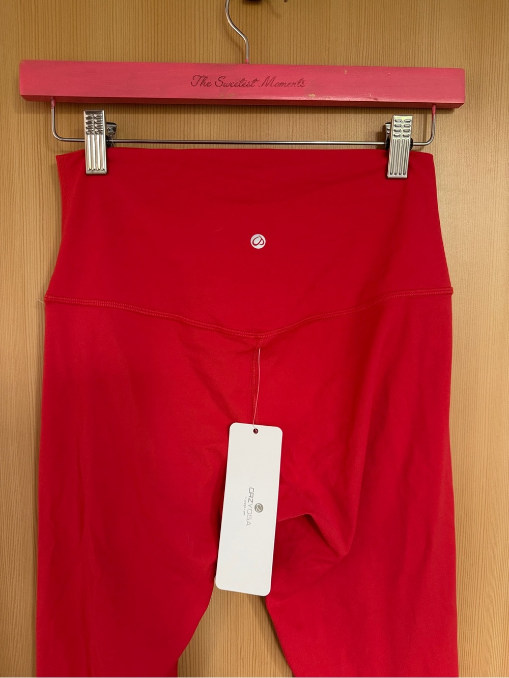 CRZ YOGA women’s High-Rise Active Red Leggings Size M Red - Picture 6 of 10